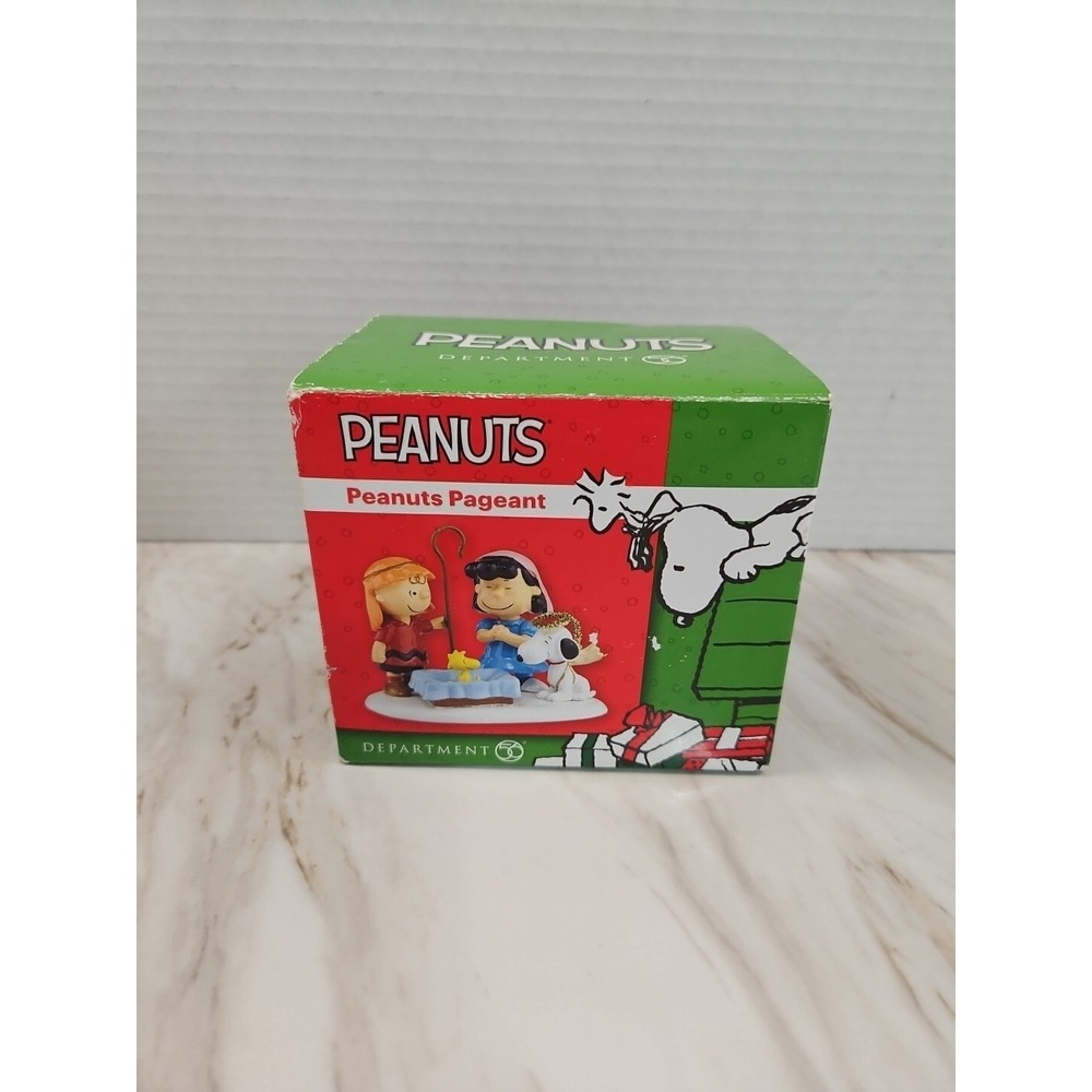 Department 56 Snoopy Getting Ready For‎ Christmas Peanuts Woodstock Sealed NIB